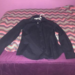 Lacoste Navy blue Button Shirt